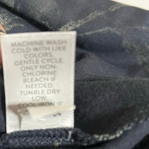 J.Jill PureJill Gray Floral Long Sleeve Maxi Dress NWT Women’s Size 2X - Picture 8 of 8